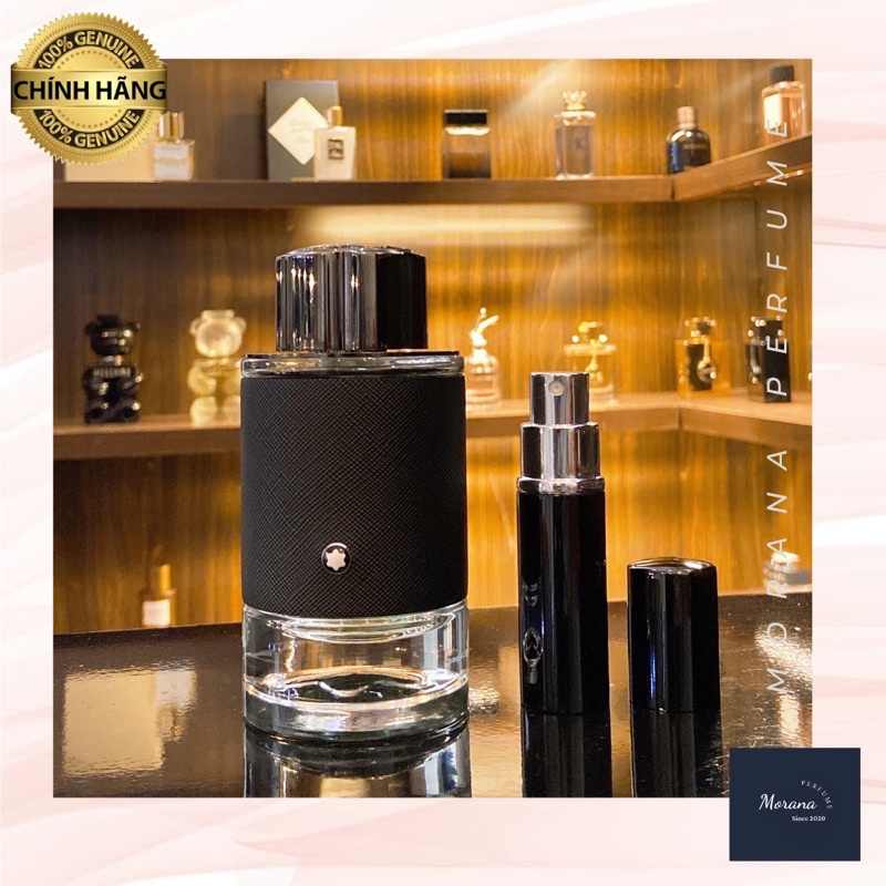 {Chính hãng} Nước hoa montblanc explorer_Mẫu thử 5-10ml