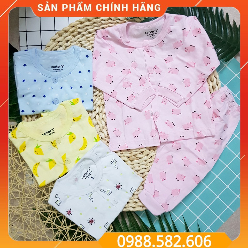 [Hàng Loại 1] Bộ Quần Áo Dài Tay Cotton Sơ Sinh Carter Mềm Mại Dễ Thương Cho Bé