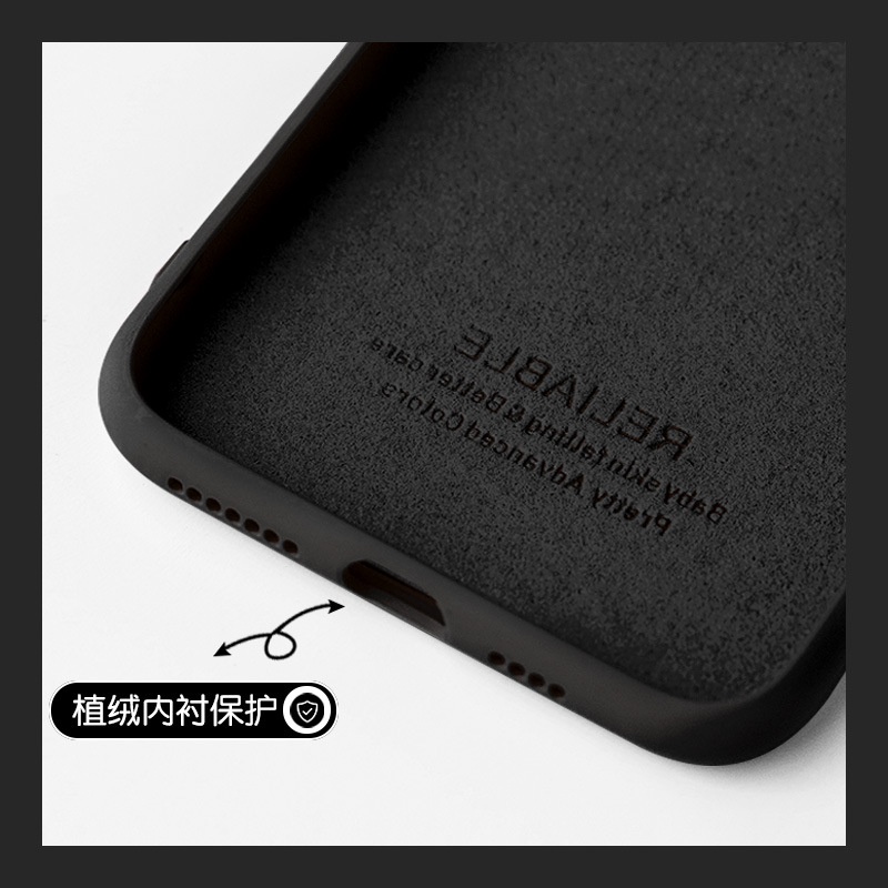 Ốp Điện Thoại silicone Màu Trơn Đơn Giản Cho iphone 11 pro max 11 pro xs max 78 plus 6s plus x xr xs