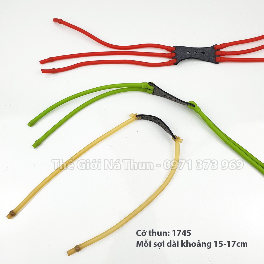 Dây thun cao su tròn kẹp bi dây đơn, dây 2 sợi, dây 3 sợi