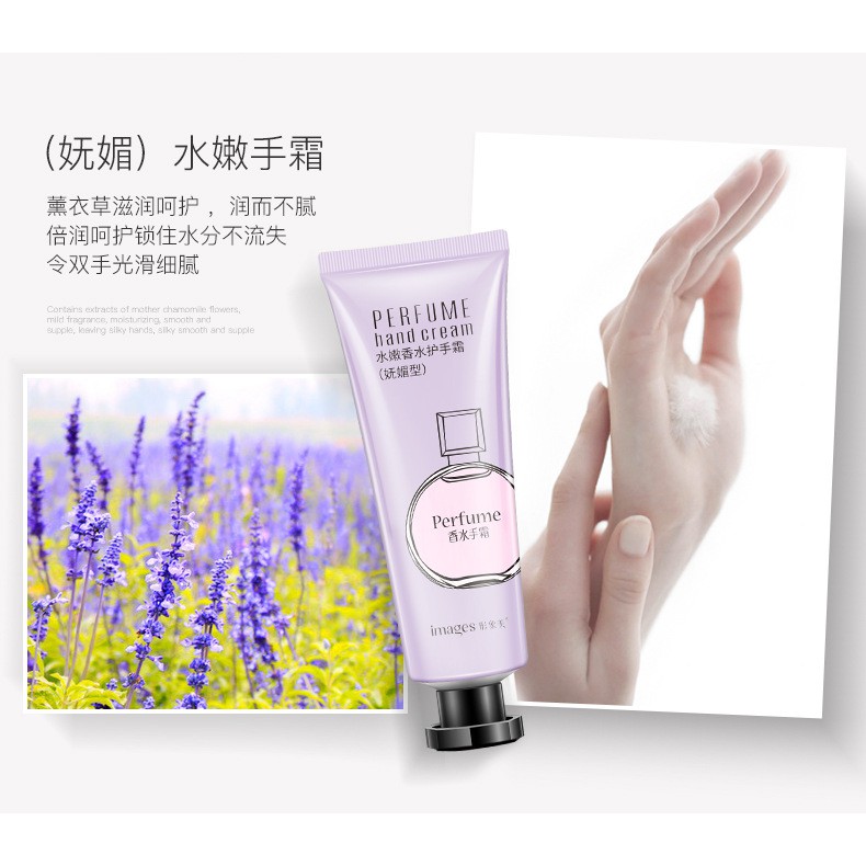 (Giá sỉ) Combo 5 lọ kem dưỡng ẩm da tay Perfume Hand Cream