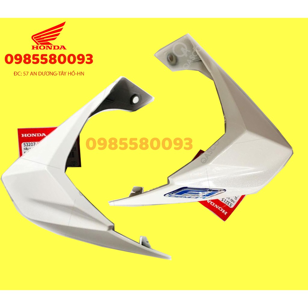 Nhựa tai thỏ nắp trên tay lái phải WINNER 150 V1 MÀU TRẮNG