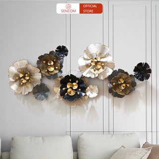 Tranh sắt treo tường nghệ thuật, trang decor trang trí hoa hoa mai cao cấp - 2025M