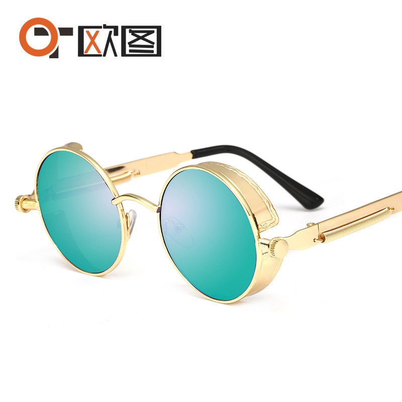 Kính mát có gọng tròn phong cách độc đáo thời trang 2518