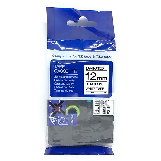 Combo máy in nhãn Brother PT-E110 và 5 nhãn in HZE, TZ2,PZE khổ rộng 12mm | BigBuy360 - bigbuy360.vn