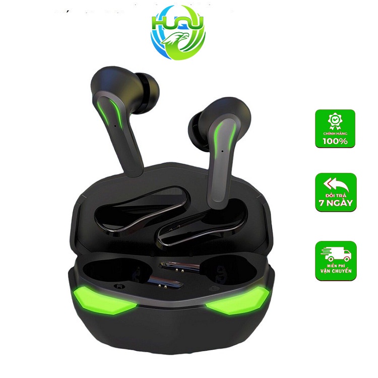 Tai Nghe Gaming 2 Mắt Cực Ngầu Huqu G1 - Kết Nối Bluetooth 5.0