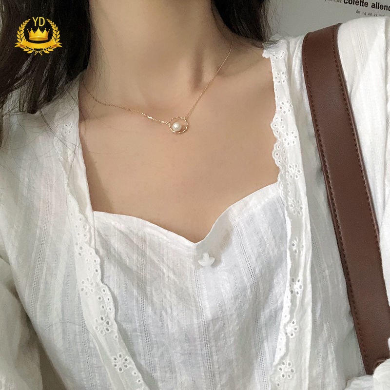 Dây Chuyền Nhiều Tầng Đính Đá Pha Lê Nhân Tạo Thời Trang Dành Cho Nữ