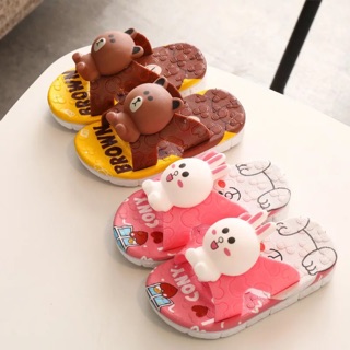 Dép thỏ Cony & gấu Brown cho bé 18m-7y