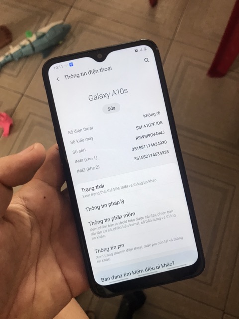 Điện thoại sam sung a10s