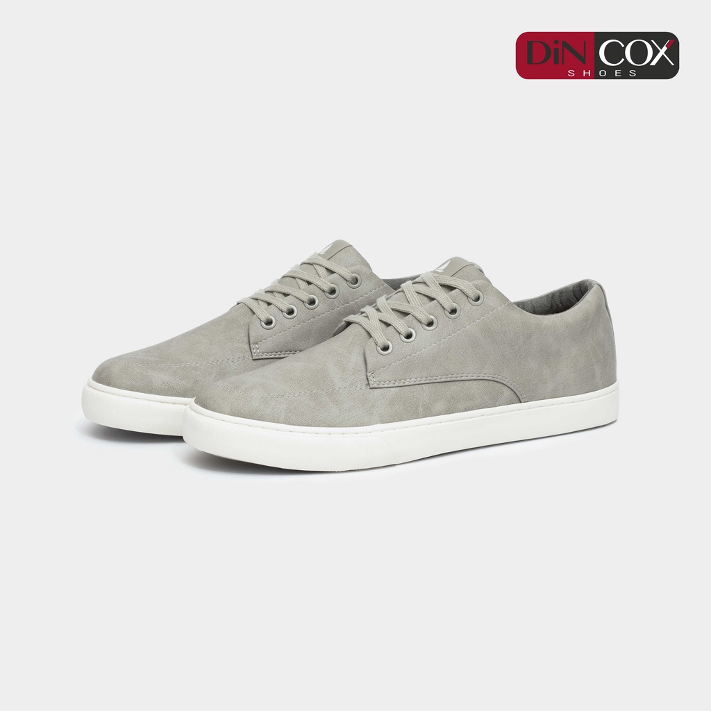 Giày Sneaker Da Nam DINCOX D06 Thể Thao, Năng Động Grey