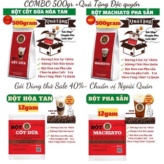BỘT CỐT DỪA PHỐ CỔ DÙNG TRONG PHA CHẾ COFFE CACAO… 250g