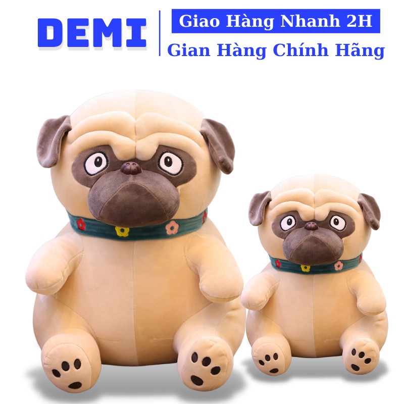 Chó Bông Mặt xệ Pug Gấu Bông Cao Cấp DEMI