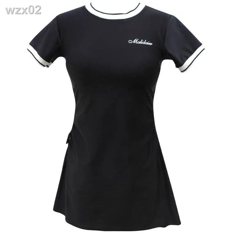 Áo tắm kiểu hàn quốc váy boxer xẻ tà nữ sinh viên bảo thủ che bụng giảm béo kỳ nghỉ mát mẻ suối nước nóng | BigBuy360 - bigbuy360.vn