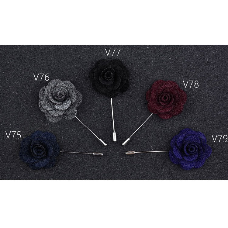 Trâm ghim cài áo vest Nam Nữ lapel Pin thời trang hình bông hoa TR-139 (V61V79) - AdamZone