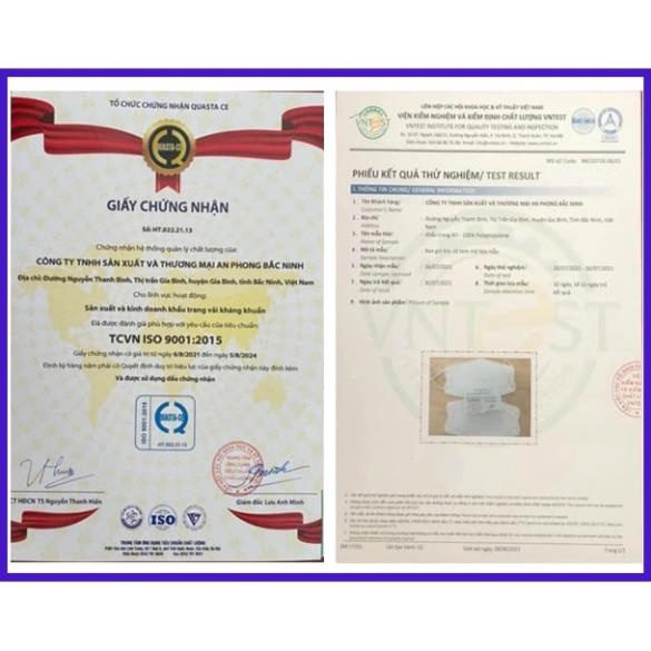 Khẩu trang KF94, Khẩu trang 4D HD MASK AN PHONG thùng 300 chiếc sản xuất theo công nghệ hàn quốc kháng khuẩn an toàn