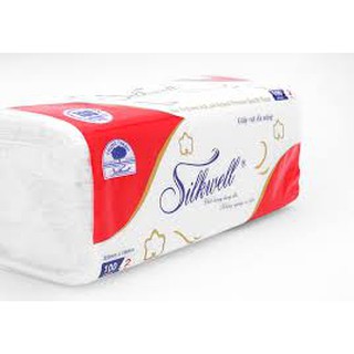 Gói giấy lau tay Silkwell 100 tờ