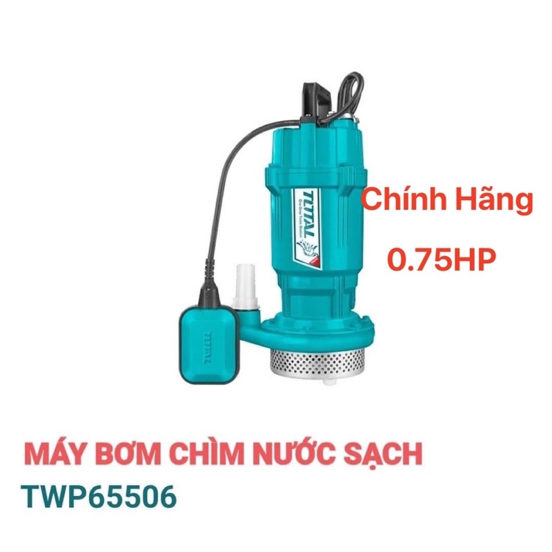 TOTAL Máy bơm chìm nước sạch 0.75HP TWP65506 (Cam kết Chính Hãng 100%)