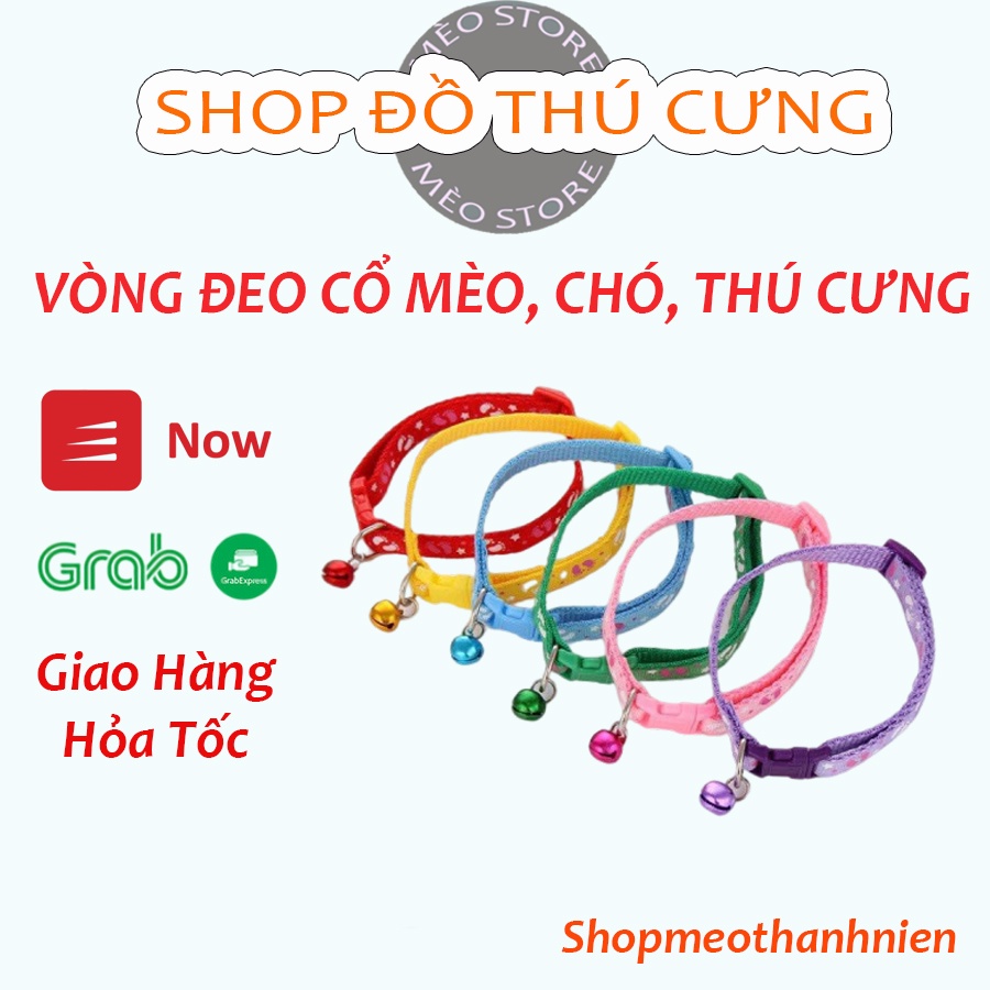 Vòng đeo cổ, vòng cổ cho mèo, chó, thú cưng, đẹp, bền, chắc chắn