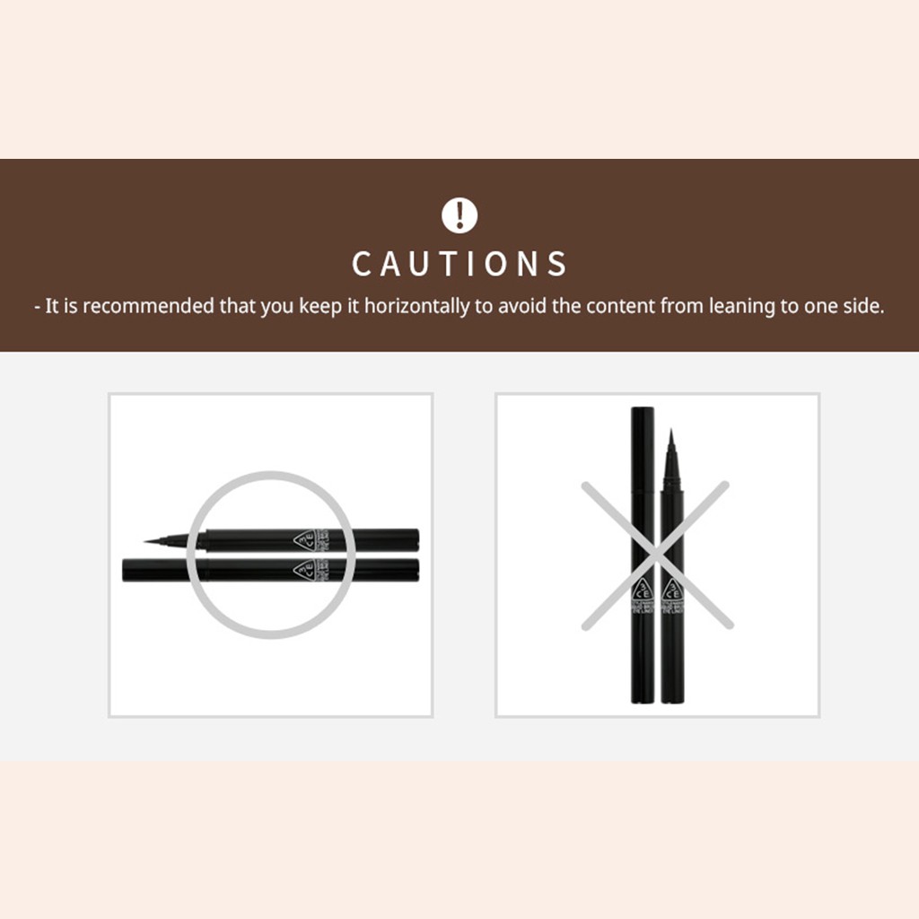 Bút Kẻ Mắt 3CE Dạng Lỏng Chất Lượng Cao 1.0g | BigBuy360 - bigbuy360.vn