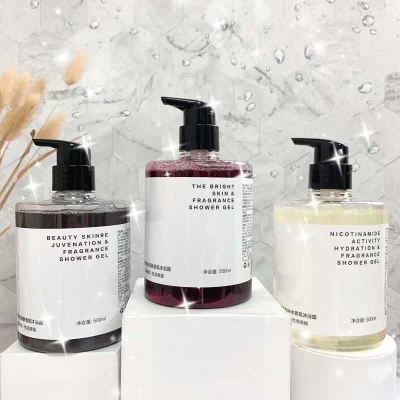 Combo Sữa tắm trắng da Nicotinamide hương nước hoa và dưỡng thể