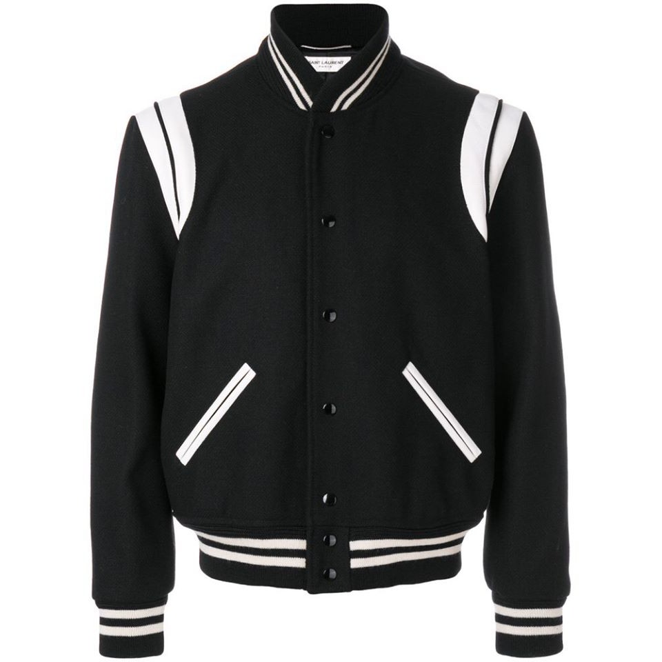 Áo Khoác Bomber Teddy Jacket YSL mirror quality