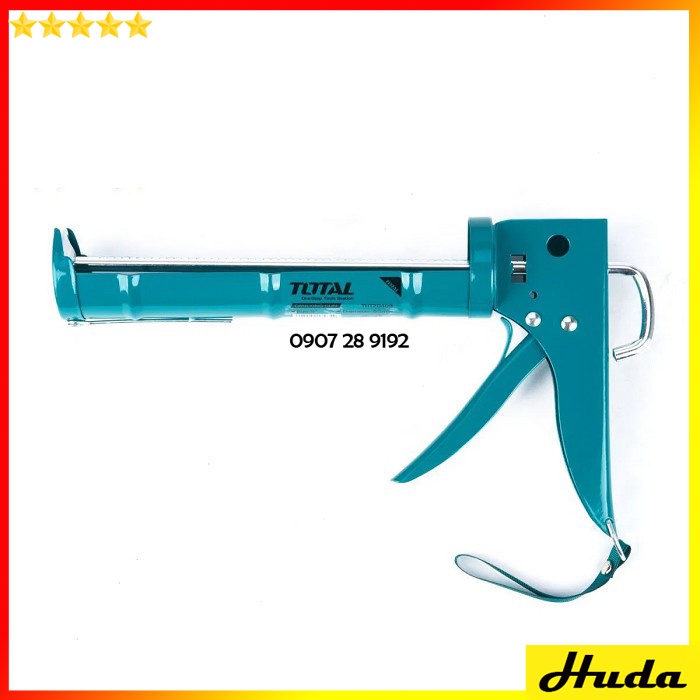 Súng bơm keo silicon Total Ingco dài 235mm 280mm đường kính 55mm thân dày chắc chắn
