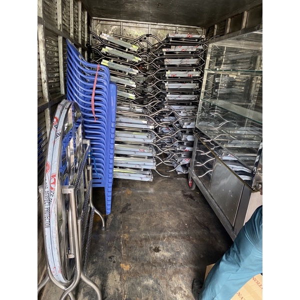 Bàn inox xếp gọn bàn ăn bàn học bàn gia đình