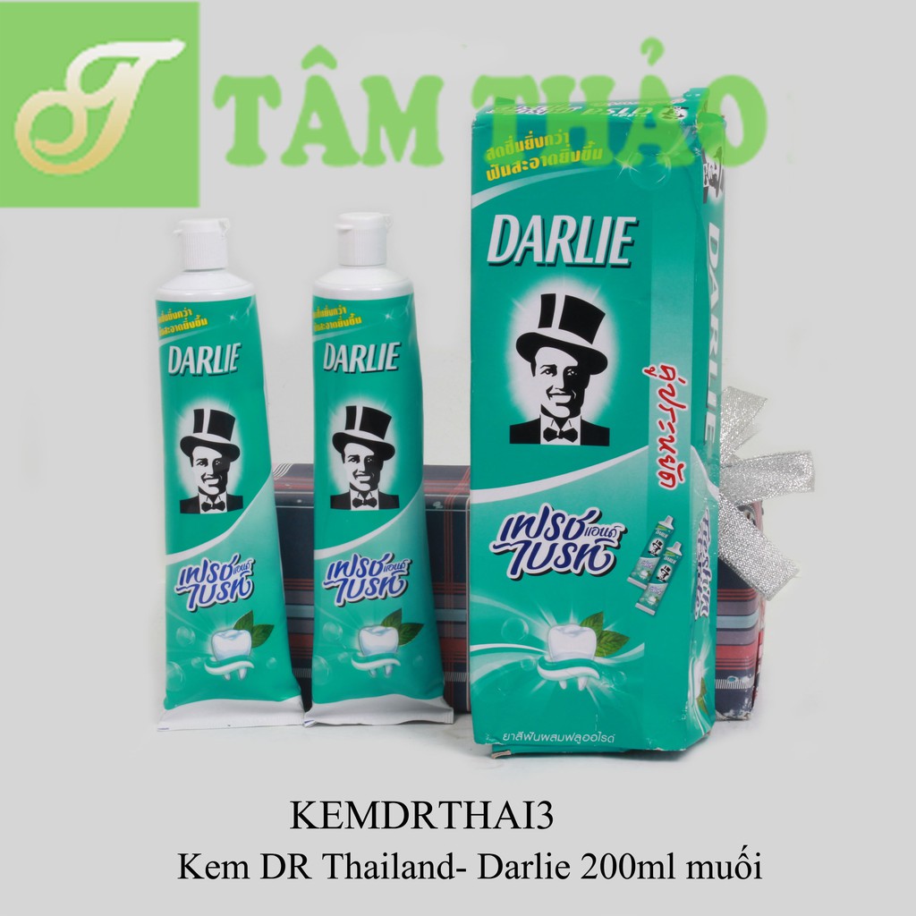 Kem đánh răng Thái Lan Darlie muối 140ml/tuýp 8851228000424 (2 tuýp/hộp)