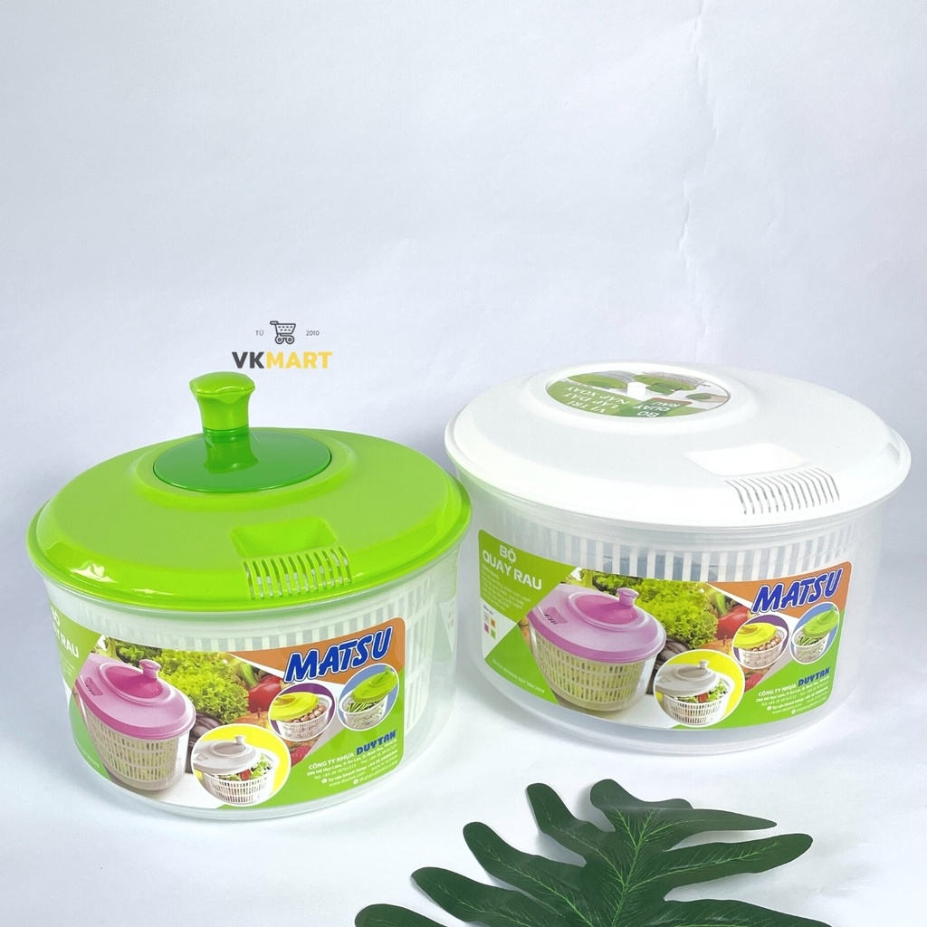 Rổ quay rau chính hãng nhựa Duy Tân, an toàn siêu tiện dụng