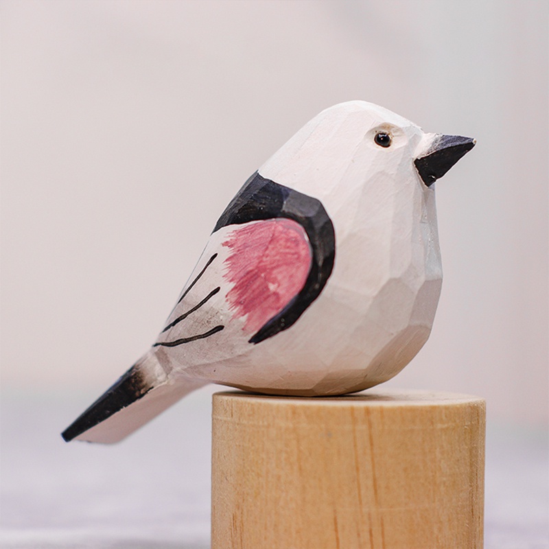 Chú Chim Mập Mạp Bằng Gỗ Dễ Thương Dùng Trang Trí