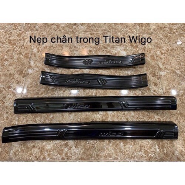 Ốp bậc cửa Wigo 2018 - 2021 Titan cao cấp
