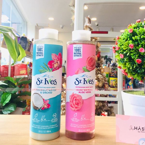 Sữa Tắm Chiết Xuất Từ Thiên Nhiên STIVES BODY WASH 650ml