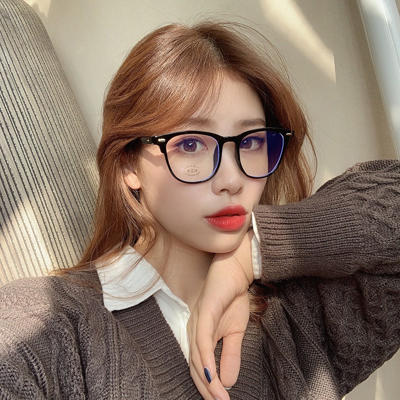 Kính nữ không độ phong cách Hàn Quốc chống tia UV đẹp thời trang cao cấp Hottrend ABICA 012