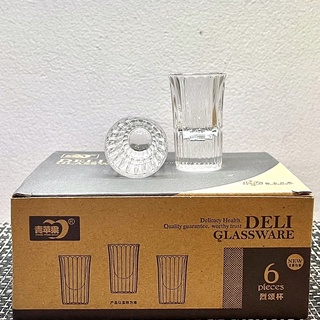 [DELI Y6005] SET 12 LY RƯỢU SHOT SỌC 20ML