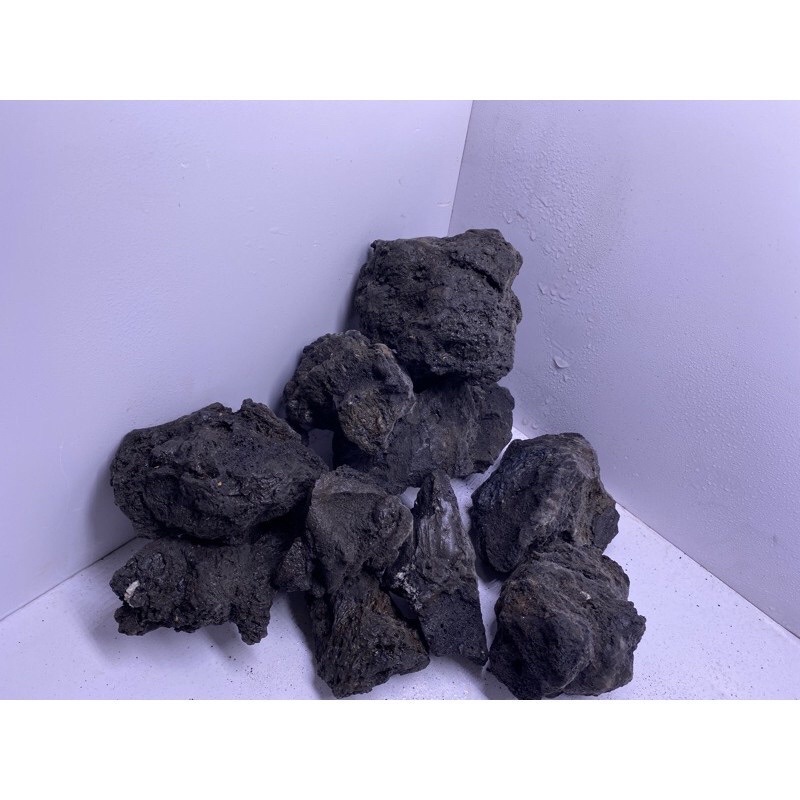 [5KG] Đá Đen Gia Lai SIZE ĐẠI | Đá Trang Trí Bố Cục Hồ Thuỷ Sinh