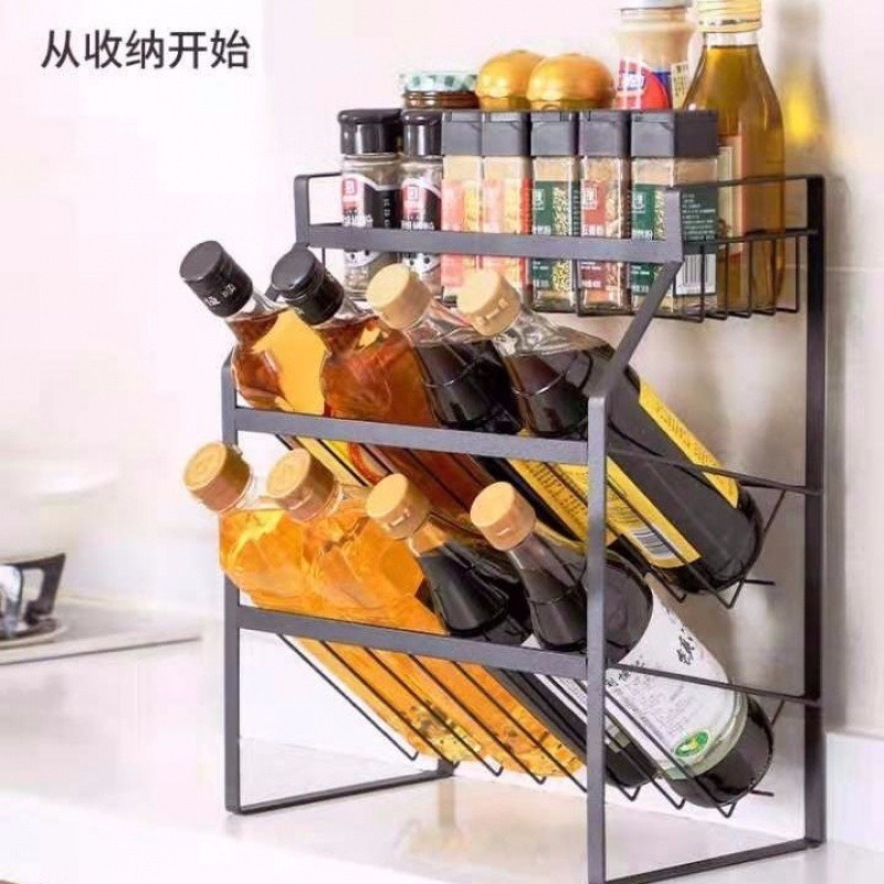 KỆ GIA VỊ TABIHOME INOX304 3 TẦNG NGHIÊNG, GIÁ TỐT
