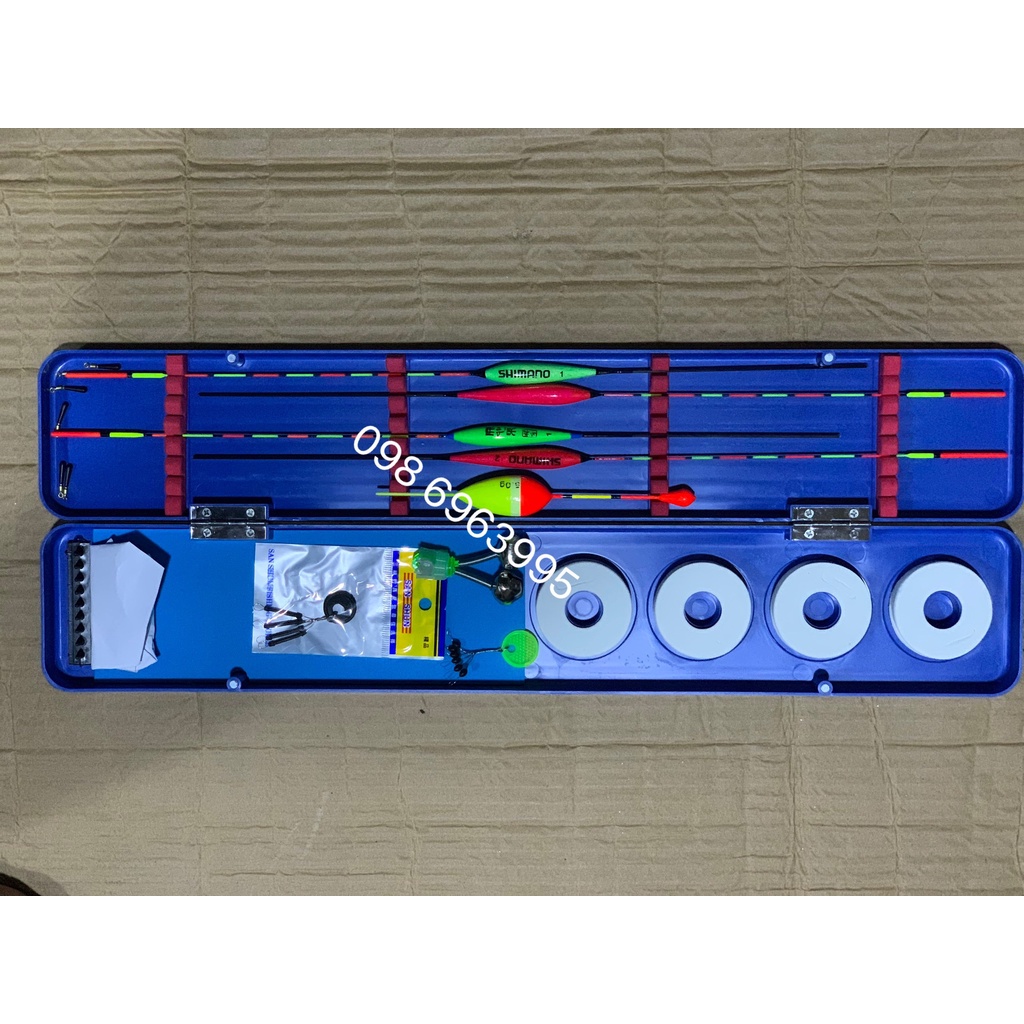 Combo hộp đựng phao đài cùng phụ kiện 14 món