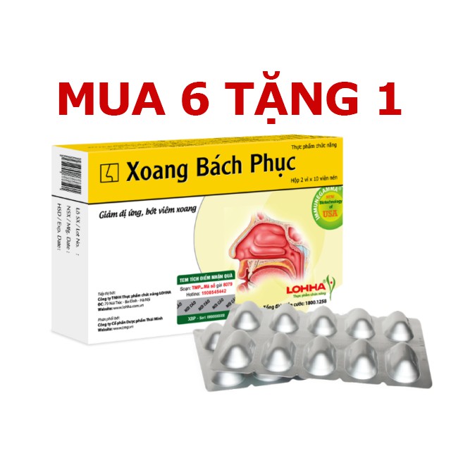 ✅ [CHÍNH HÃNG] Xoang Bách Phục – Hỗ trợ giảm dị ứng, bớt viêm xoang Xoang Bách Phục