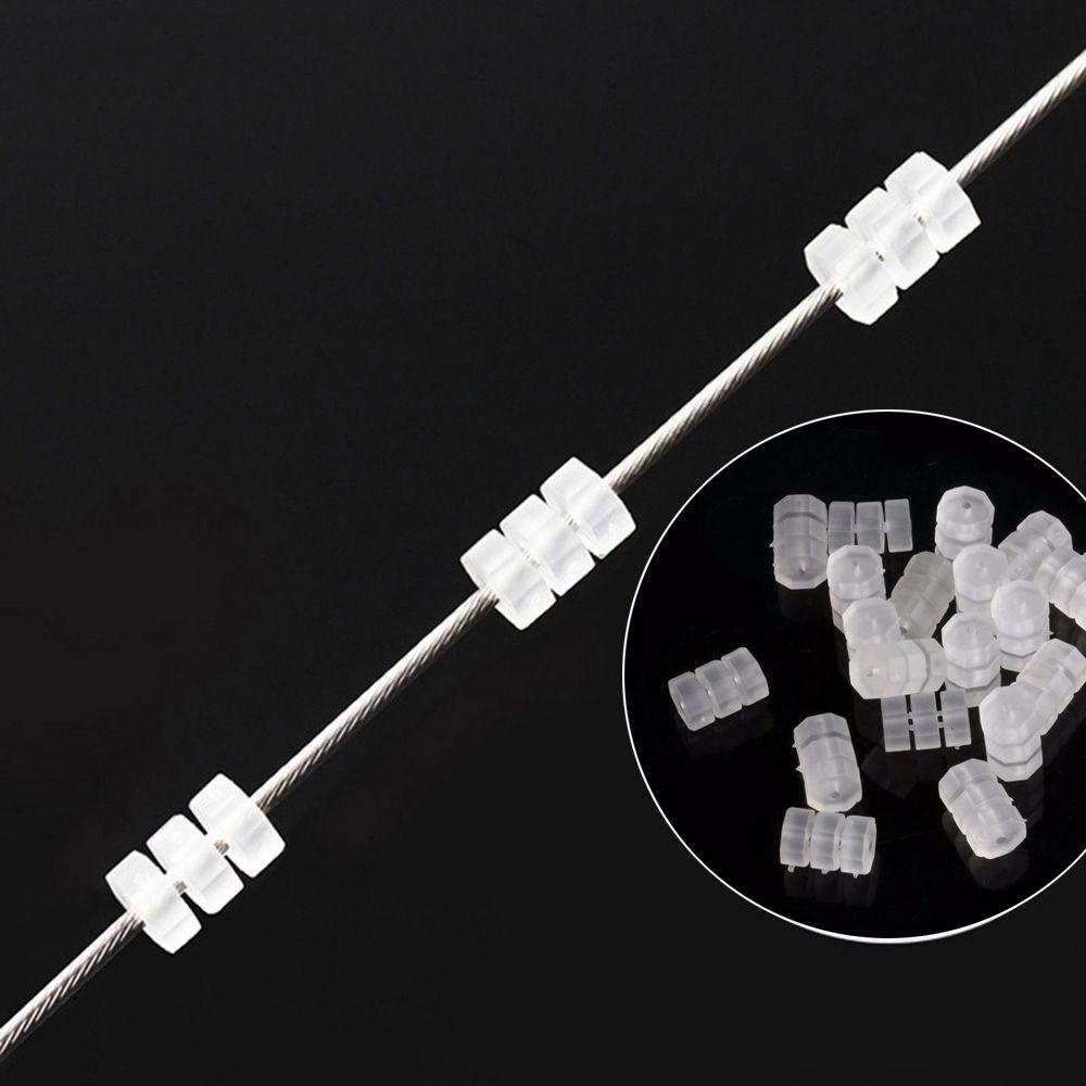 Set 20 / 40 Vòng Chữ O Trong Suốt Bảo Vệ Dây Cáp Xe Đạp Tránh Ma Sát