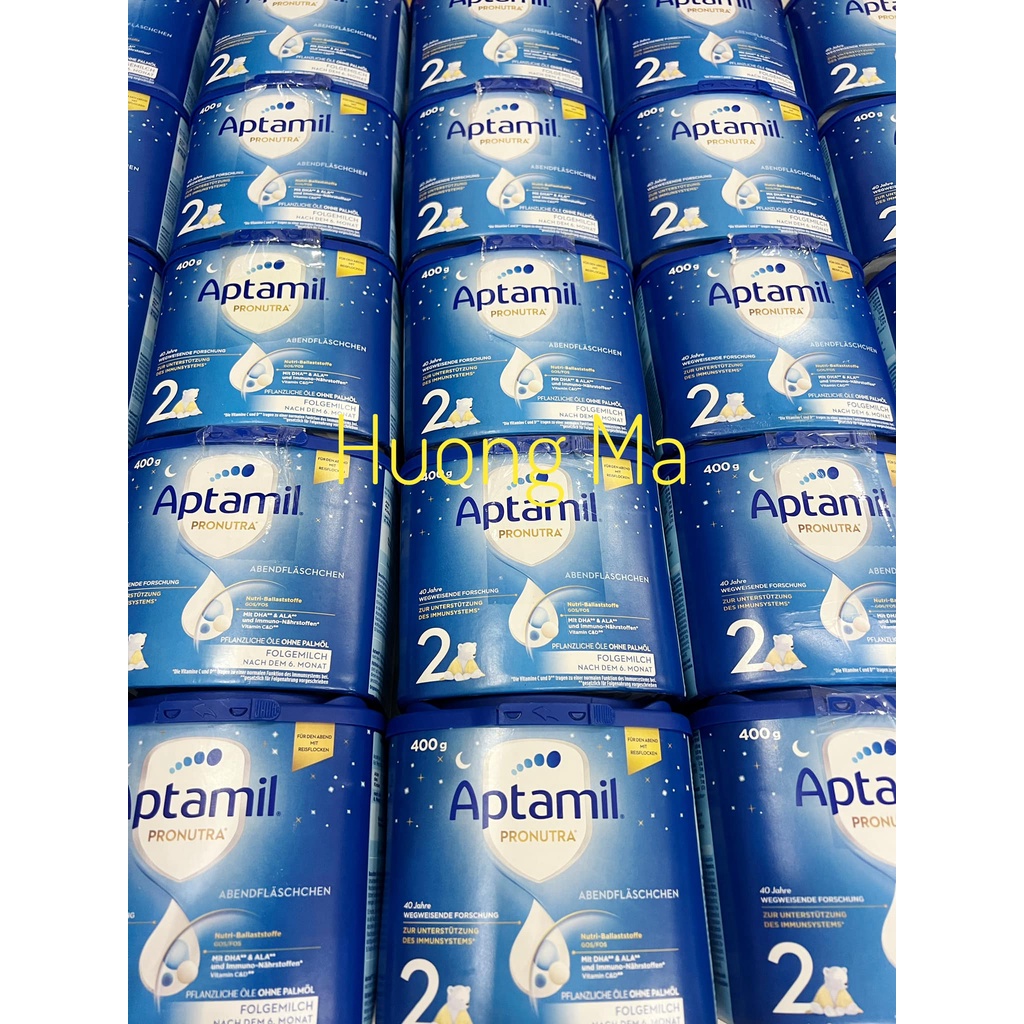 Sữa Aptamil Đêm Nội Địa Đức Mẫu Mới -  Sữa Aptamil Ban Đêm Cho Bé Ngủ Ngon Chính Hãng 400g