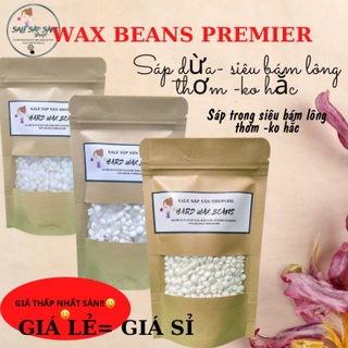 100GR Sáp wax lông HARD WAX BEANS SIÊU BÁM LÔNG , thơm( trong suốt và coconut)wax bikini,giá tốt nhất sàn