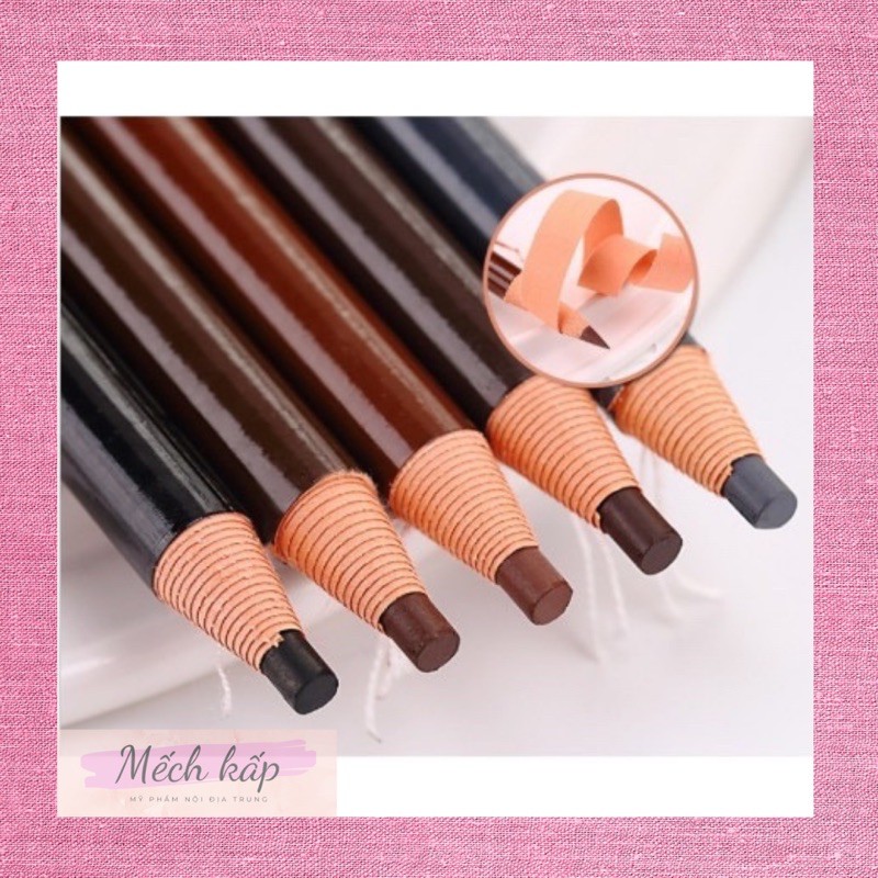 [1818] chì kẻ mày xé chống nước cao cấp coloured soft cosmetic art