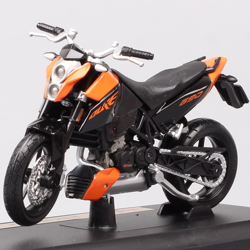 XE MÔ HÌNH - MOTO Siêu xe KTM 690 DUKE - MAISTO tỷ lệ 1:18