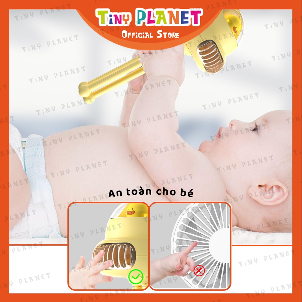 Quạt mini JW-GF07 JW-GF08 cỡ lớn pin 4000mah và 10000mah kẹp bàn, xe đẩy, sử dụng văn phòng, du lịch