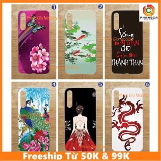 Ốp Lưng Vsmart Live (Ốp Dẻo) - Hình Bướm Hoa, Ao Sen, Chim Công , Rồng, Gái Xinh, Thư Pháp