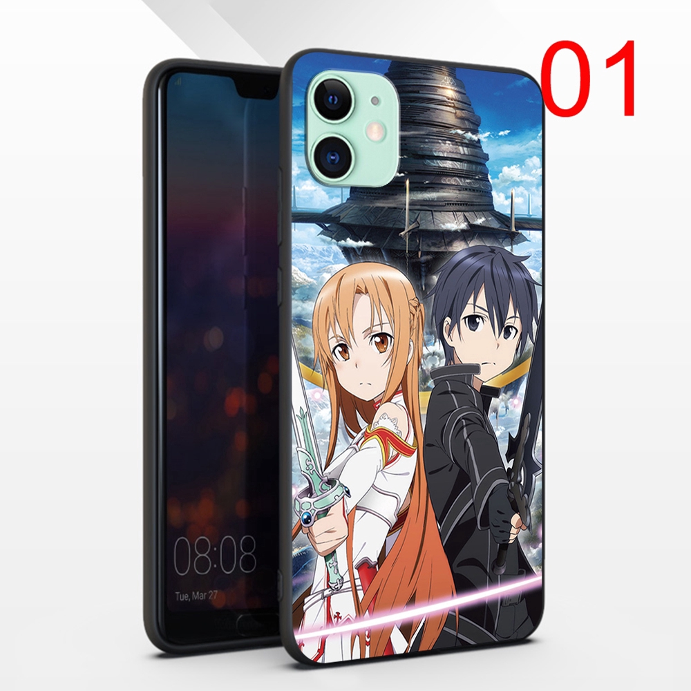 Ốp Điện Thoại Mềm Họa Tiết Sword Art Online 265rr Cho Iphone 11 Pro 6 6s 7 8 Plus X Xs Max Xr