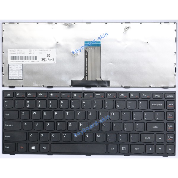 [BẢO HÀNH 1 NĂM] BÀN PHÍM LAPTOP LENOVO G40 G40-30 G40-45 G40-70 G40-75 G40-80 IdeaPad B40 B40-30 B40-70 B40-80U Z40