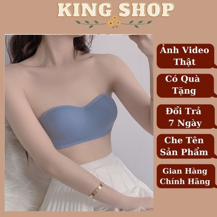 Áo Ngực Nữ Su Không Gọng - Áo Lót Nâng Ngực Cúp Ngang Đa Dạng Màu A4280