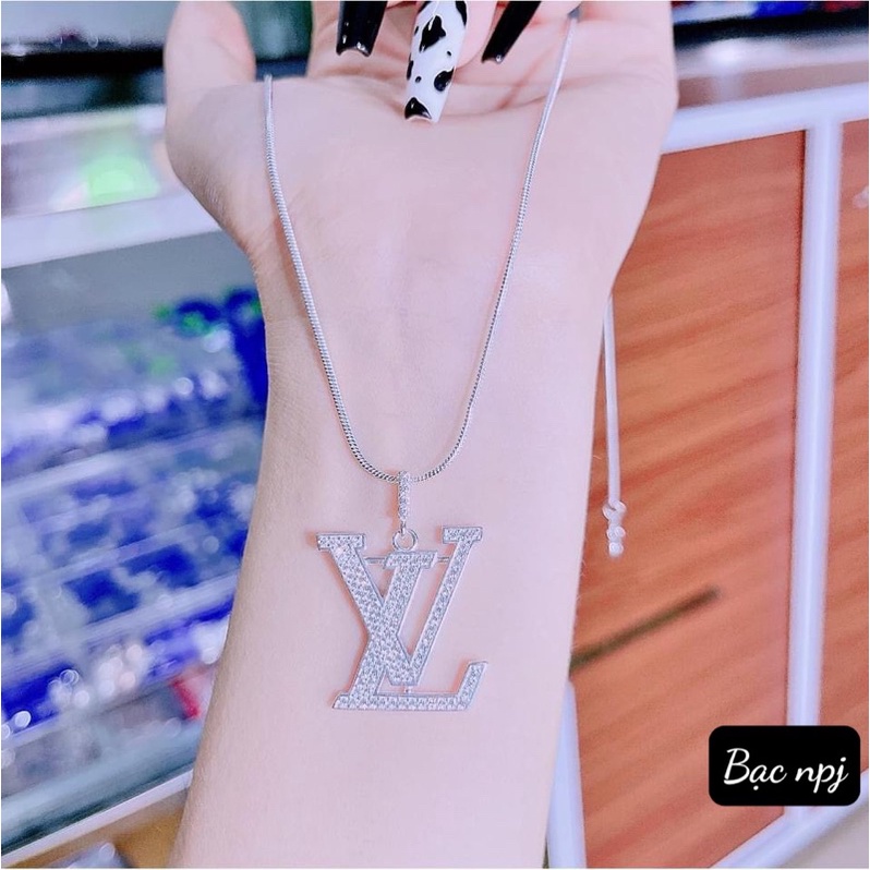Dây chuyền BNP mì LV SIÊU HOT ,Vòng cổ cho nữ Bạc Ta