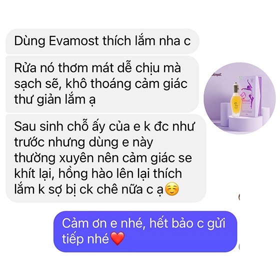 Dung Dịch Vệ Sinh , Dung Dịch Phụ Nữ EVAMOST 120ml ( phiên bản mới của Xuân Hồng ) [ Chính - Hãng ]